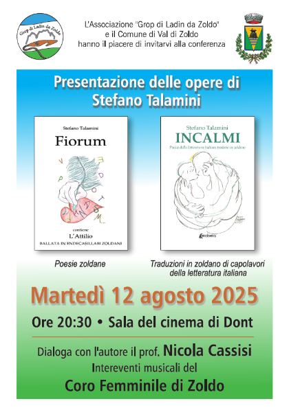 Presentazione delle opere di Stefano Talamini Presentazione delle opere di Stefano Talamini